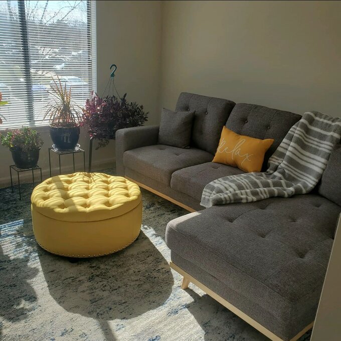 【Furniture】Jaheim 91'' Upholstered Sleeper Sofa