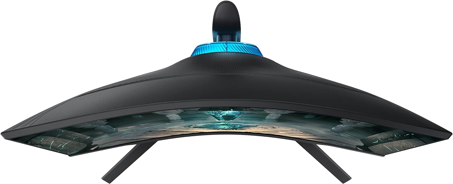 Samsung Odyssey G6 Curved Smart Gaming Monitor with Speaker - QHD 2560x1440, 240Hz, 1ms, Speaker, HDMI 2.1, Full Smart Platform, Freesync Premium Pro, Height Adjustment