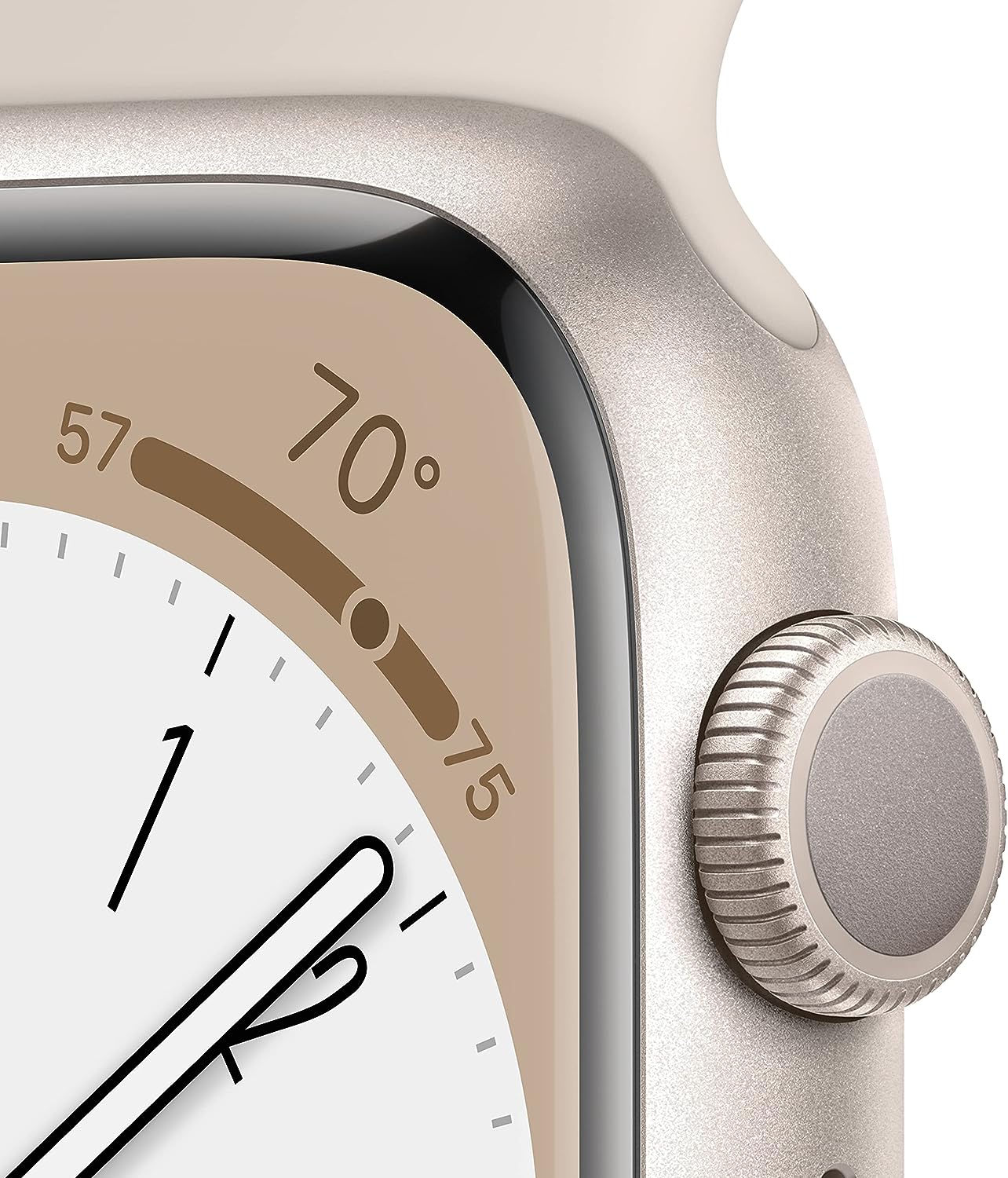 Apple Watch Series 8 (GPS) Smartwatch - (Product) Aluminum Case with (Product) Sport Band - Regular. Fitness tracker, blood oxygen and EKG app, waterproof