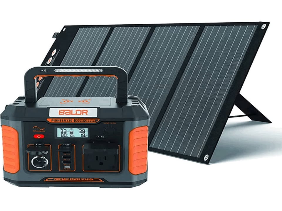 Baldr Solar Generator 330W Portable Power Sta